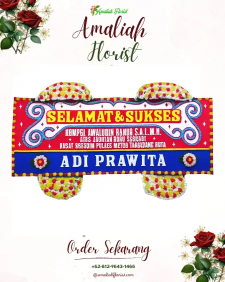 Papan Bunga Ucapan Selamat Sukadaya